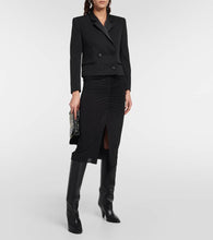 Isabel Marant Hastagd cropped wool tuxedo jacket