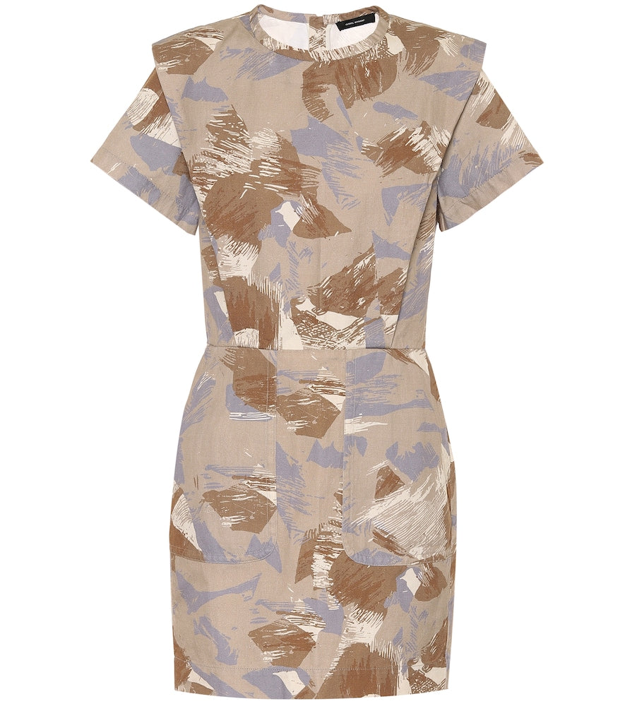 Isabel Marant Ilesa cotton and linen minidress. Isabel Marant Ilesa 棉麻迷你连衣裙