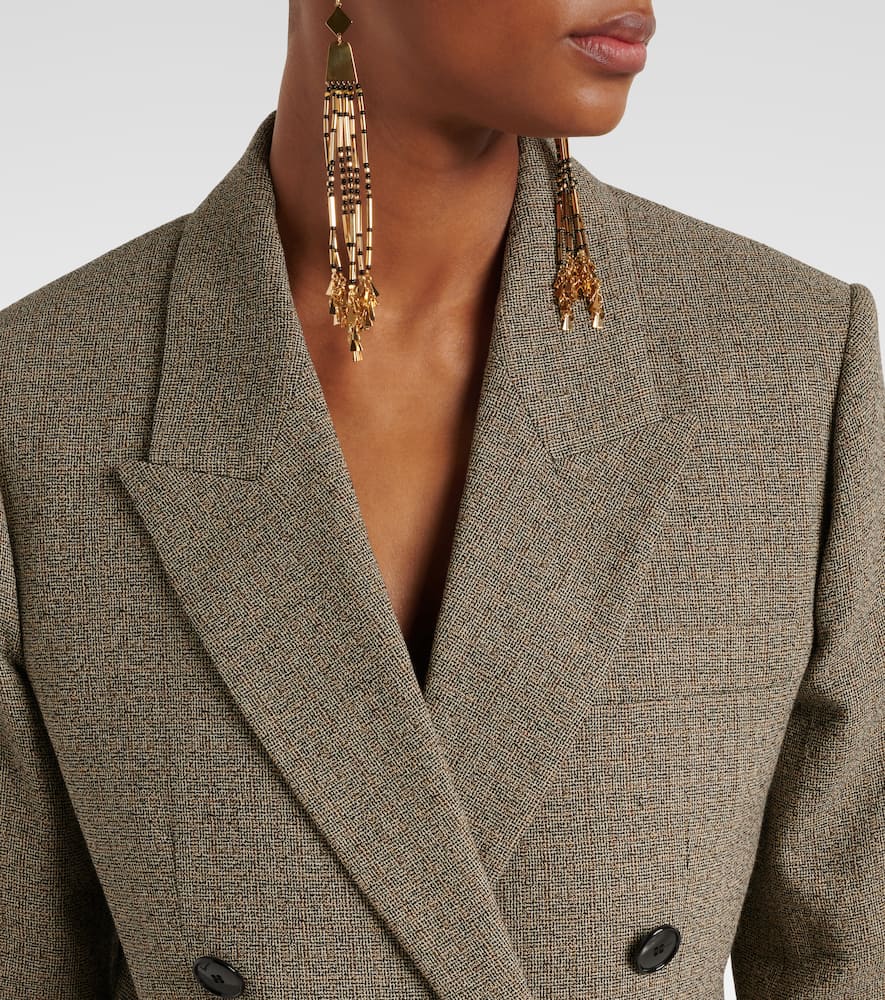 Isabel Marant Irma plaid cotton-blend blazer