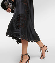 Isabel Marant Jadel embroidered silk-blend midi dress