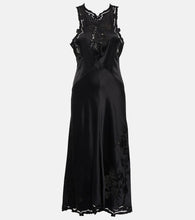 Isabel Marant Jadel embroidered silk-blend midi dress
