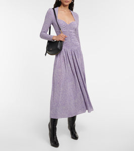 Isabel Marant Jenny animal-printed midi dress