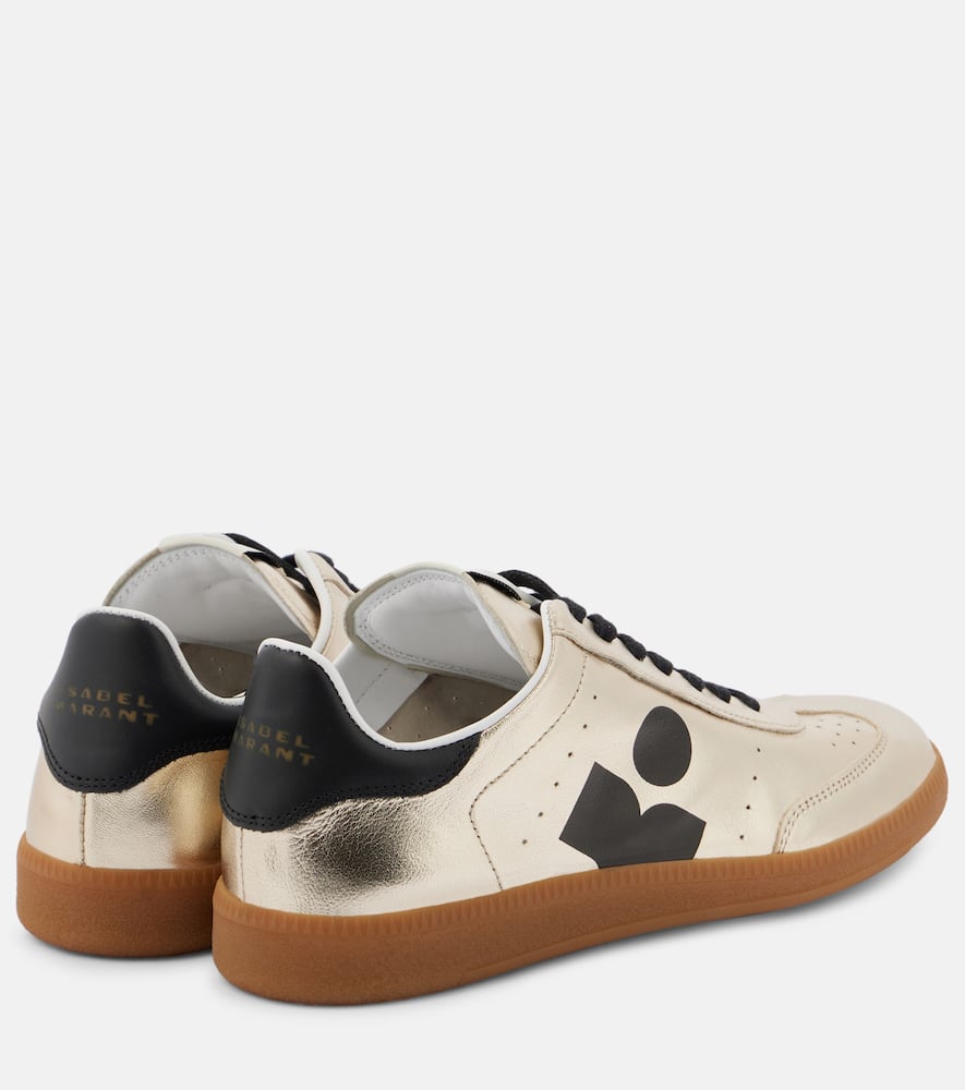 Isabel Marant Kaycee metallic-leather sneakers