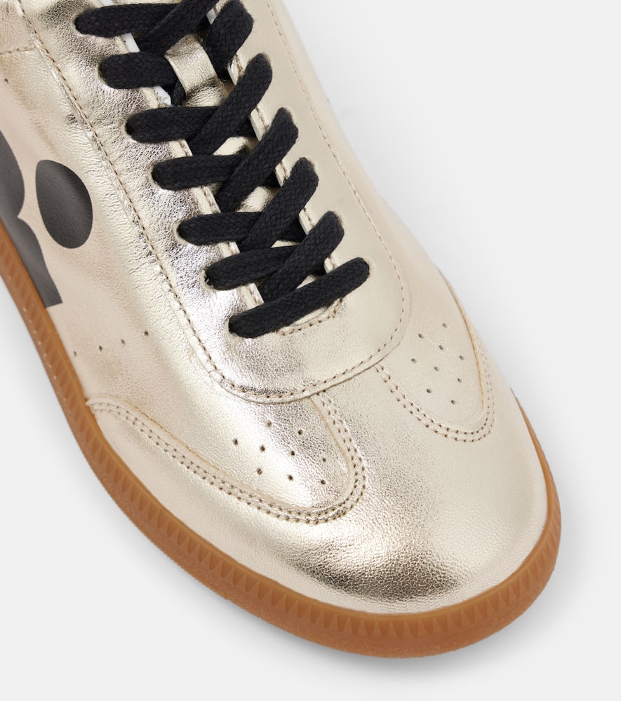 Isabel Marant Kaycee metallic-leather sneakers