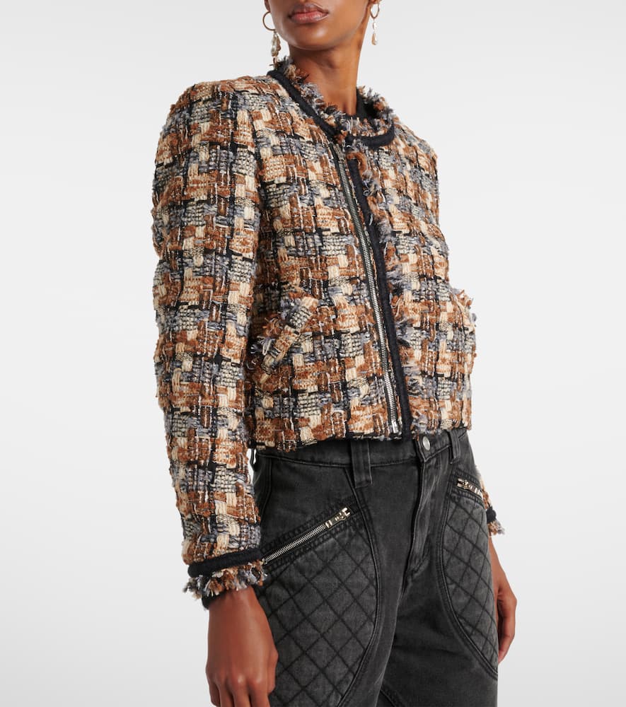 Isabel Marant Kerry cropped wool-blend jacket