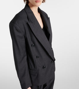 Isabel Marant Klero checked virgin wool blazer