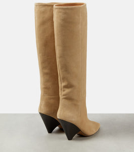 Isabel Marant Lakita suede knee-high boots
