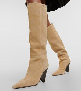 Isabel Marant Lakita suede knee-high boots