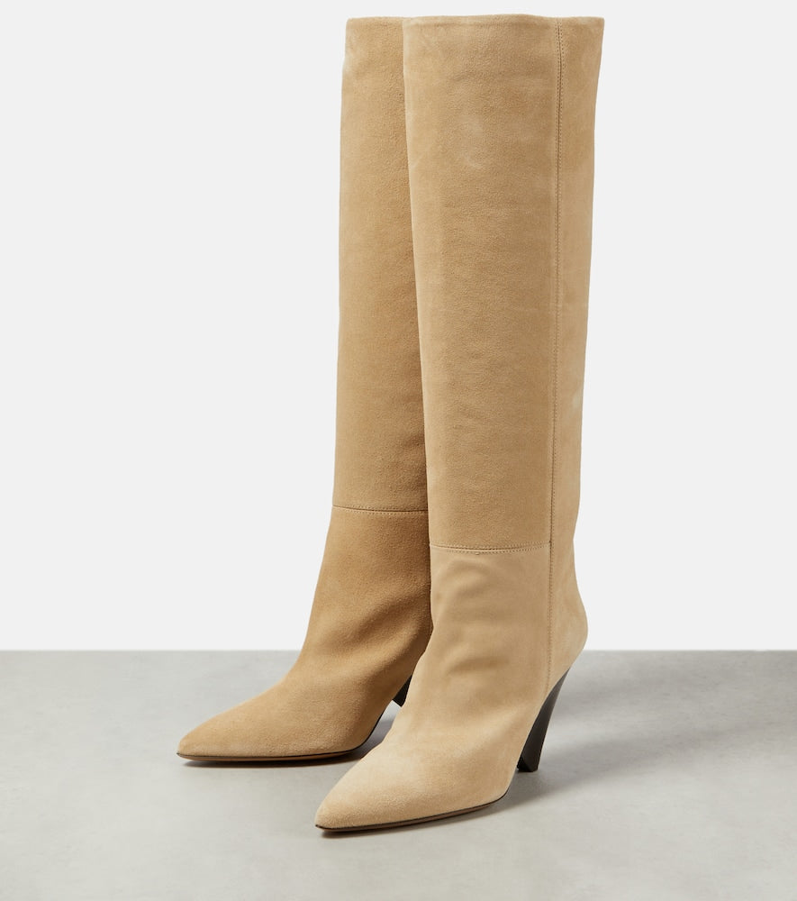 Isabel Marant Lakita suede knee-high boots