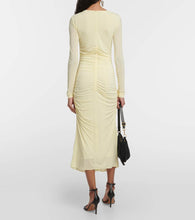 Isabel Marant Laly gathered jersey midi dress