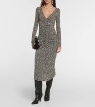 Isabel Marant Laly printed jersey midi dress