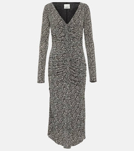 Isabel Marant Laly printed jersey midi dress