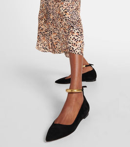 Isabel Marant Leanor embellished leather ballet flats
