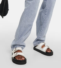 Isabel Marant Lennyo embellished leather sandals