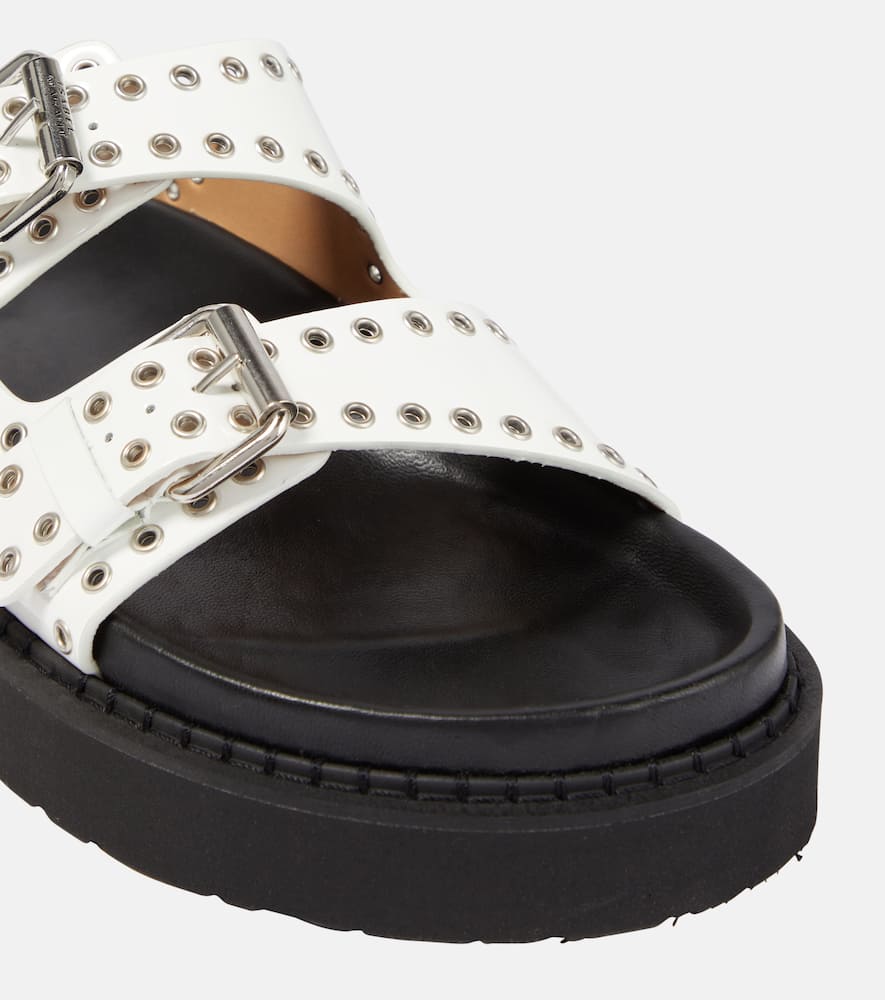 Isabel Marant Lennyo embellished leather sandals