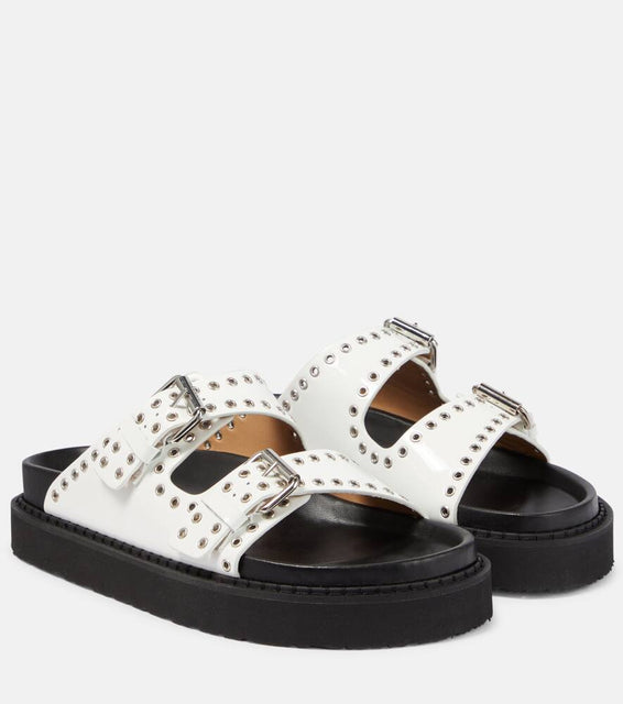 Isabel Marant Lennyo embellished leather sandals