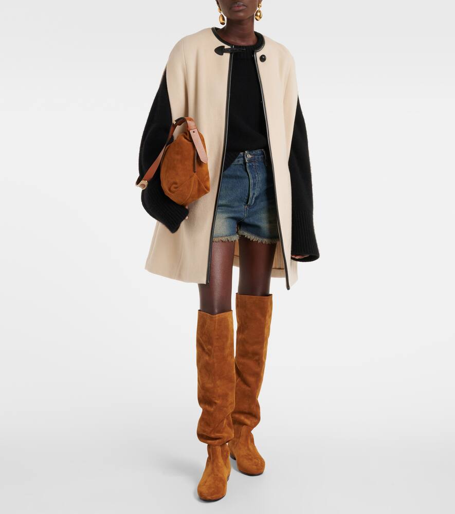 Isabel Marant Leyden Small suede shoulder bag