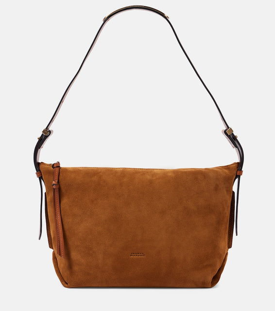 Isabel Marant Leyden Small suede shoulder bag. Shop Isabel Marant Shoulder Bags for women now.