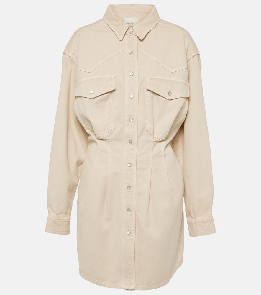 Isabel Marant Liliko twill shirt dress. Isabel Marant Liliko 斜纹布衬衫连衣裙