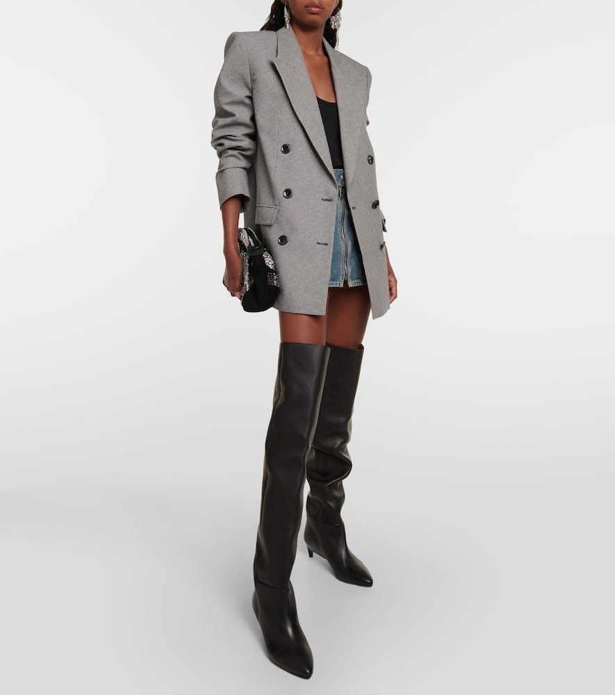 Isabel Marant Lisali leather over-the-knee boots