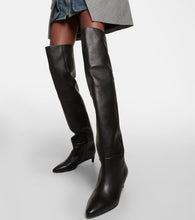 Isabel Marant Lisali leather over-the-knee boots