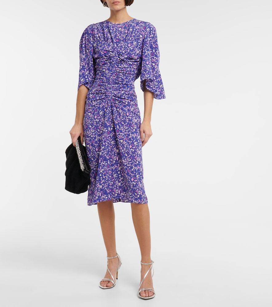Isabel Marant Lurner silk-blend midi dress