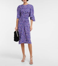 Isabel Marant Lurner silk-blend midi dress