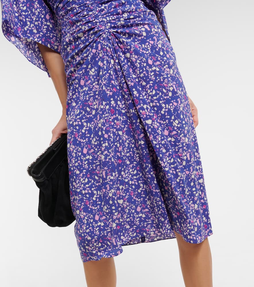 Isabel Marant Lurner silk-blend midi dress