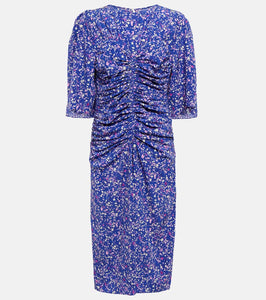 Isabel Marant Lurner silk-blend midi dress
