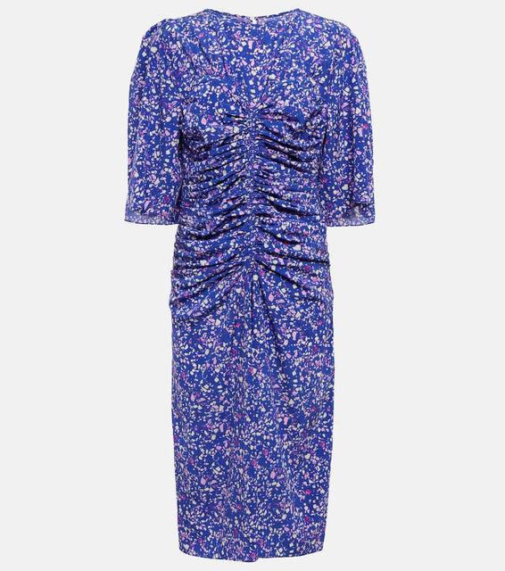 Isabel Marant Lurner silk-blend midi dress