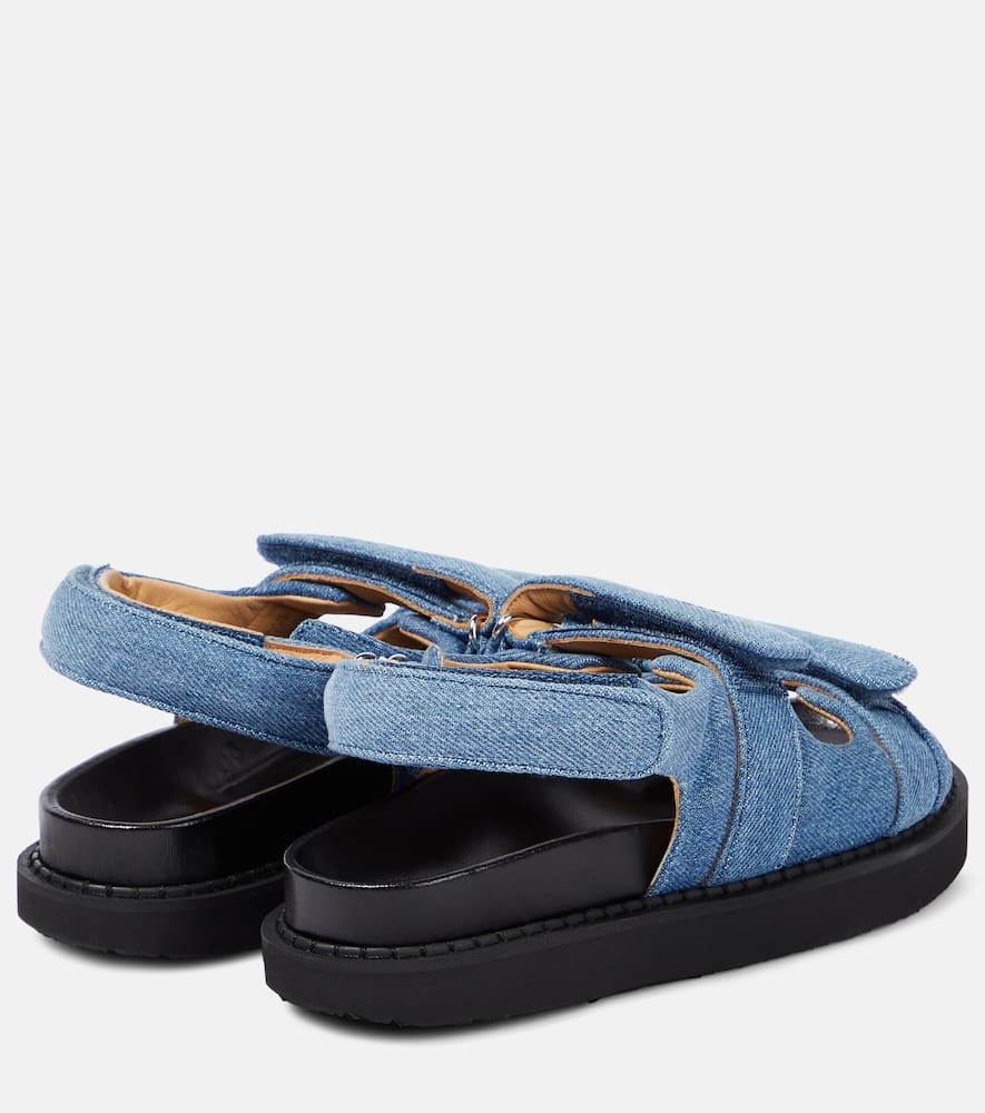 Isabel Marant Madee denim platform sandals
