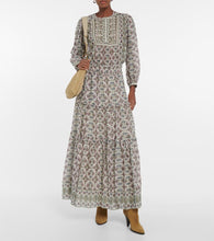 Isabel Marant Mafezia floral silk maxi dress