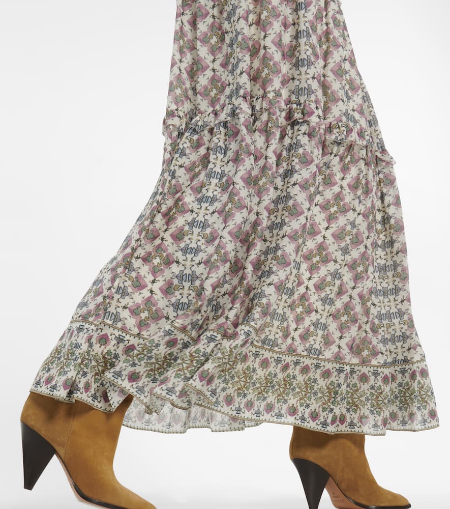 Isabel Marant Mafezia floral silk maxi dress