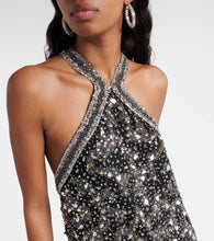 Isabel Marant Mahina embellished silk minidress