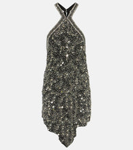 Isabel Marant Mahina embellished silk minidress