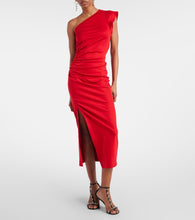 Isabel Marant Maude gathered cotton jersey midi dress