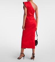 Isabel Marant Maude gathered cotton jersey midi dress
