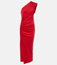Isabel Marant Maude gathered cotton jersey midi dress. Isabel Marant Maude 棉质针织中长连衣裙