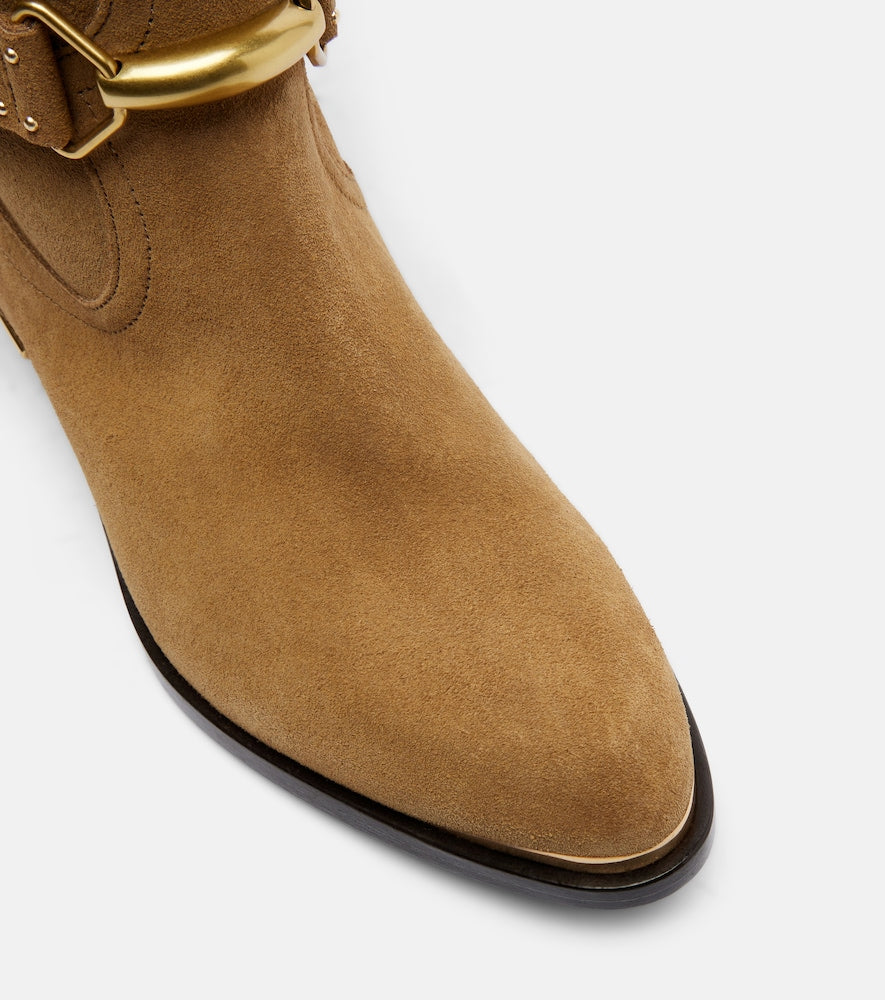 Isabel Marant Mexia 35 suede cowboy boots