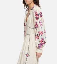 Isabel Marant Moyrae floral silk maxi dress