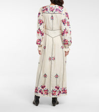 Isabel Marant Moyrae floral silk maxi dress