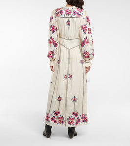 Isabel Marant Moyrae floral silk maxi dress