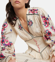Isabel Marant Moyrae floral silk maxi dress
