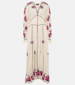 Isabel Marant Moyrae floral silk maxi dress