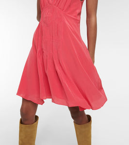 Isabel Marant Nalatiaga silk minidress