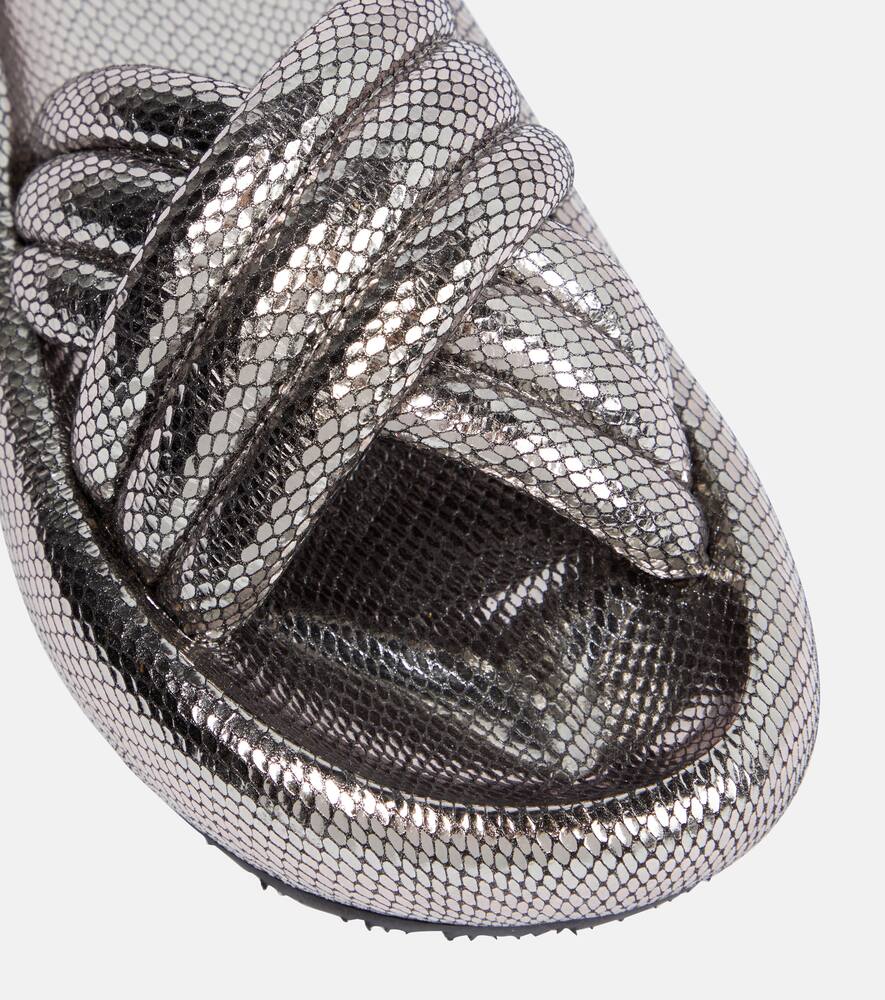 Isabel Marant Niloo snake-effect leather sandals
