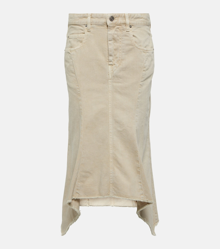 Isabel Marant Nyda denim midi skirt - Isabel Marant Nyda 牛仔中长半身裙