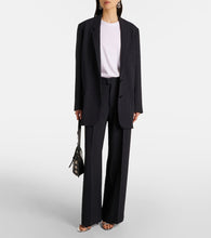 Isabel Marant Oceanyga striped cr√É¬™pe blazer