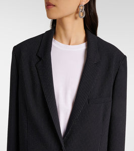 Isabel Marant Oceanyga striped cr√É¬™pe blazer