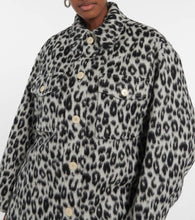 Isabel Marant Odelino leopard-print virgin wool jacket